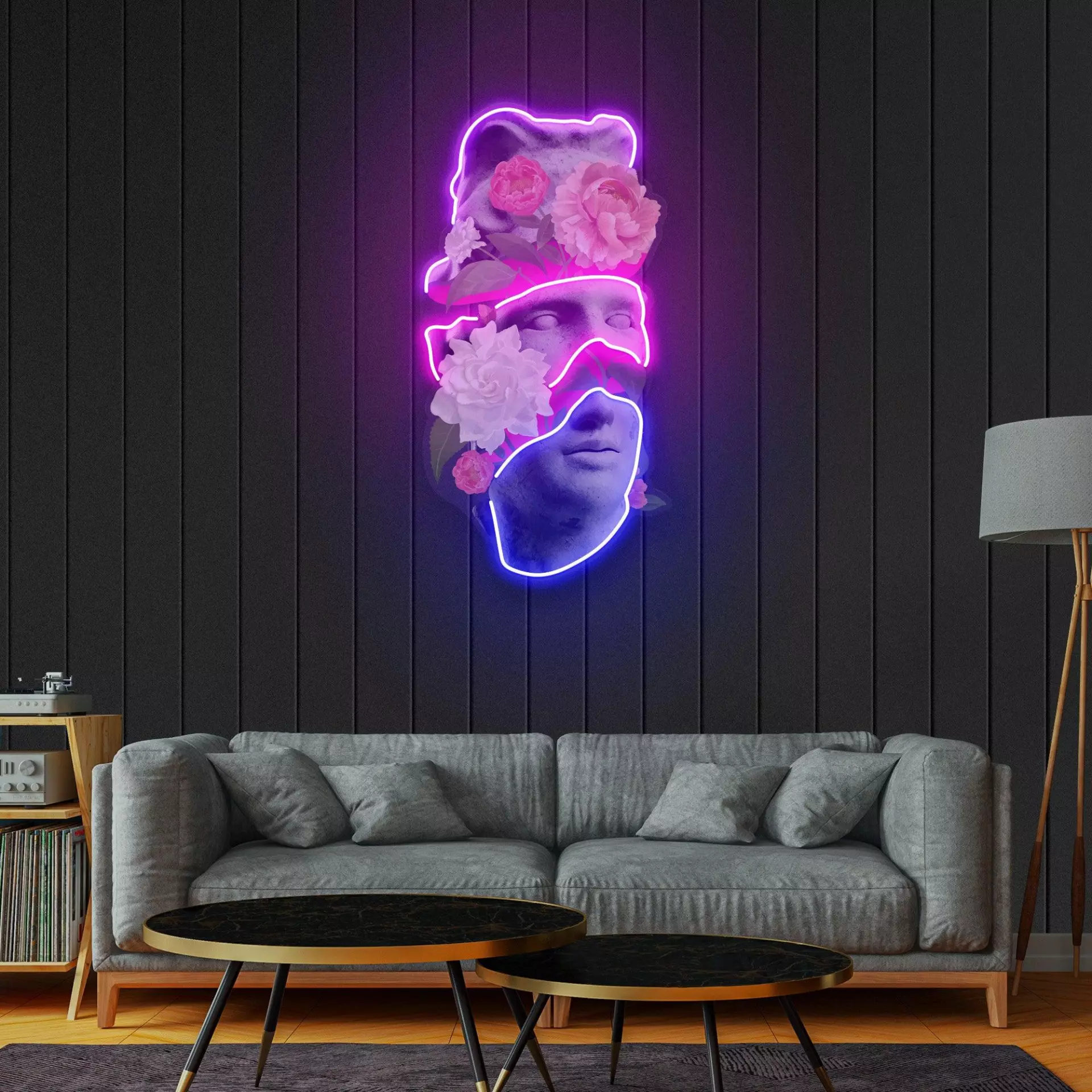 Apollo Flower Head Acrylic Artwork — изображение 5