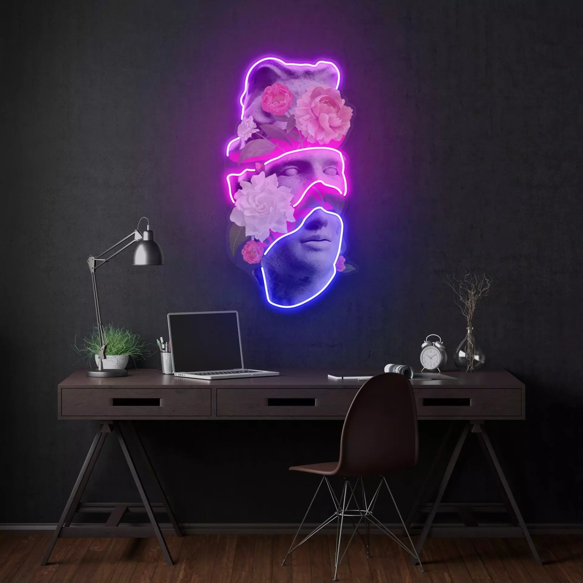 Apollo Flower Head Acrylic Artwork — изображение 4