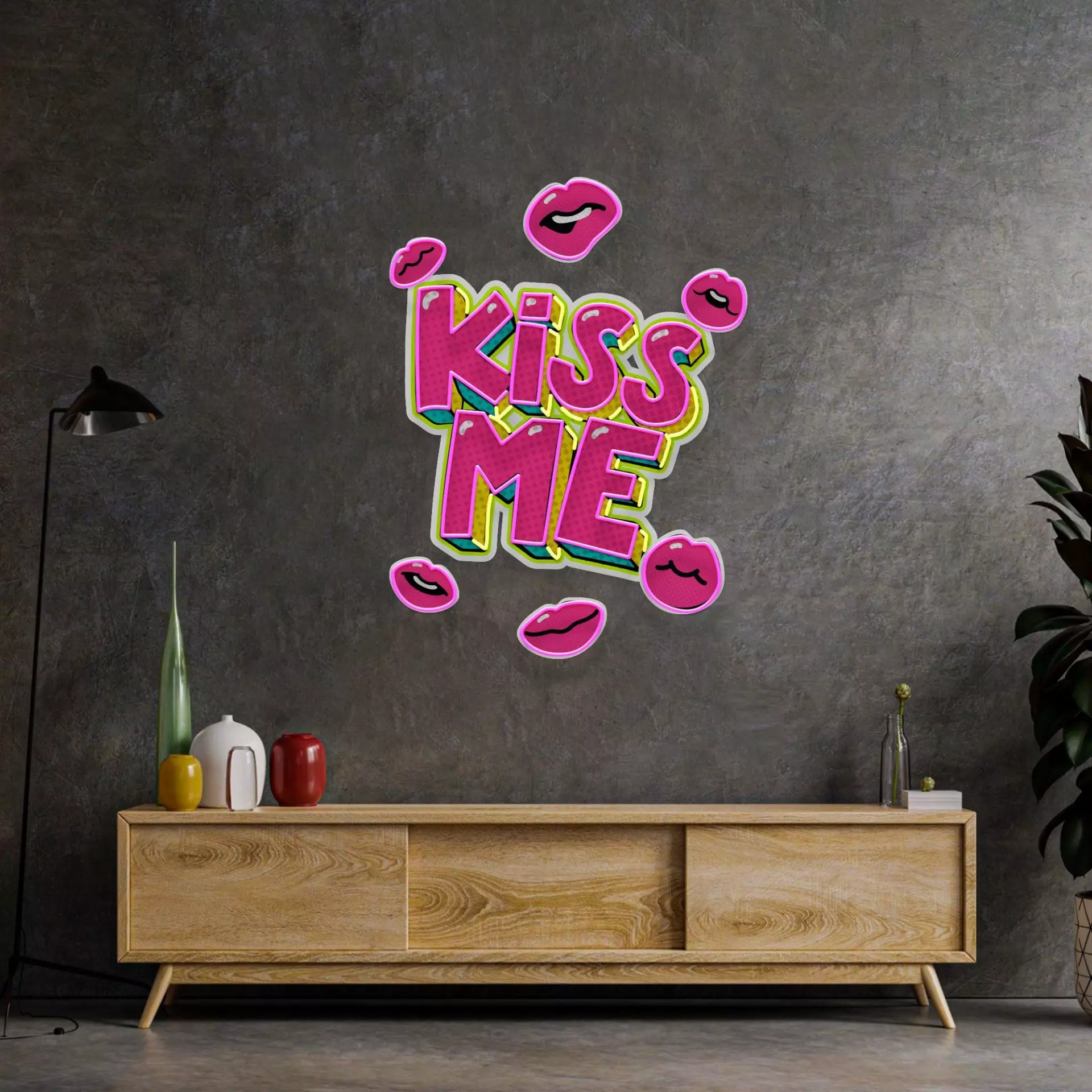 Kiss Me Acrylic Artwork — изображение 4