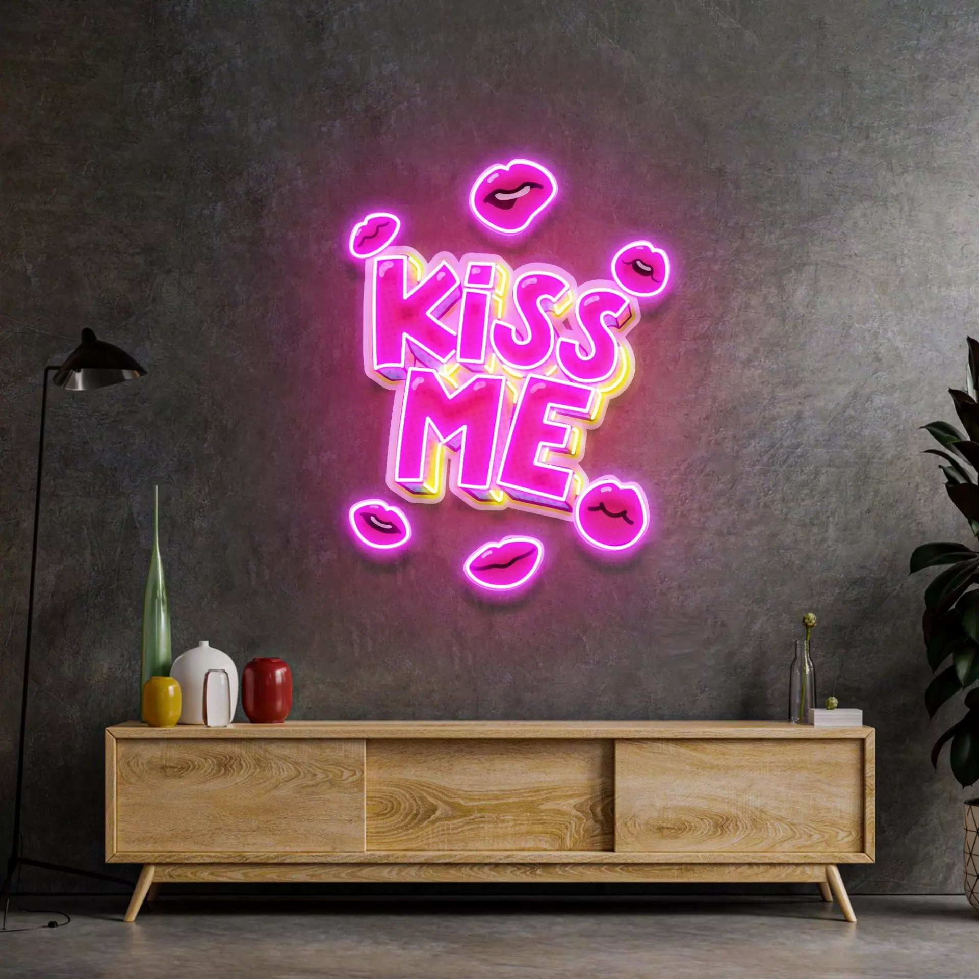 Kiss Me Acrylic Artwork — изображение 2
