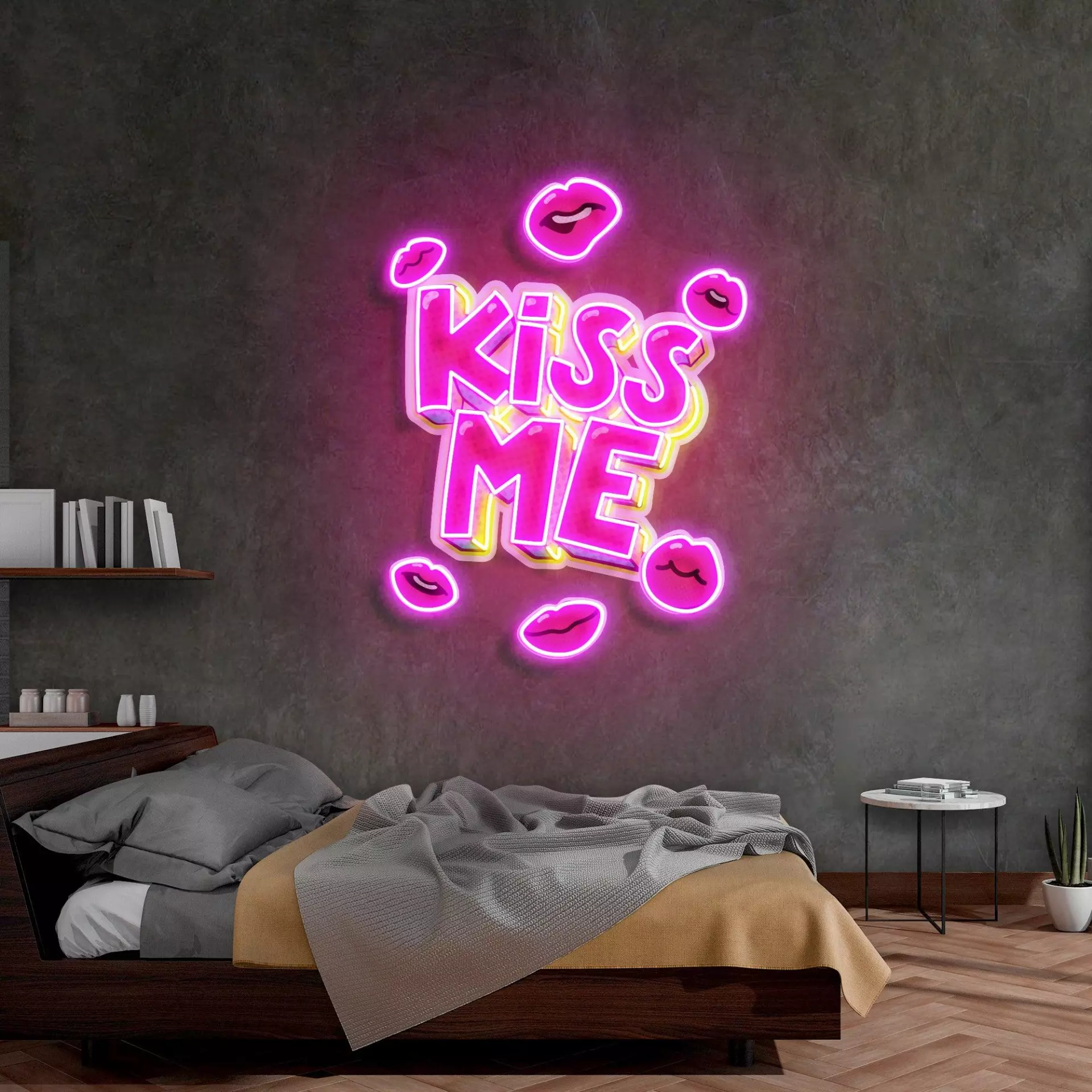 Kiss Me Acrylic Artwork